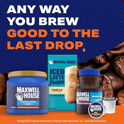 Maxwell House 27.5oz Ground Coffee Medium Original Roast – Office Break Room Pantry Staple for Shared Employee Brewing
