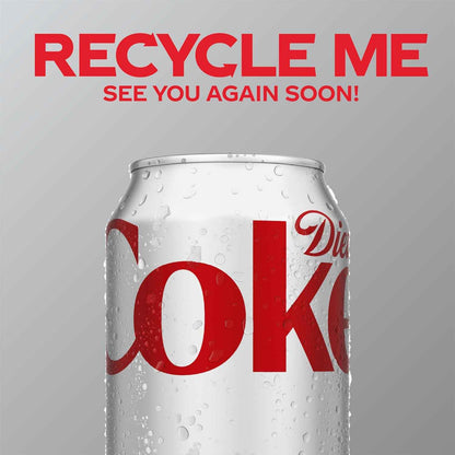 Diet Coke Zero Calorie Cola – Travel-Friendly Sparkling Drink for Camping Trips, 16.9 fl oz Bottles (6 Pack)