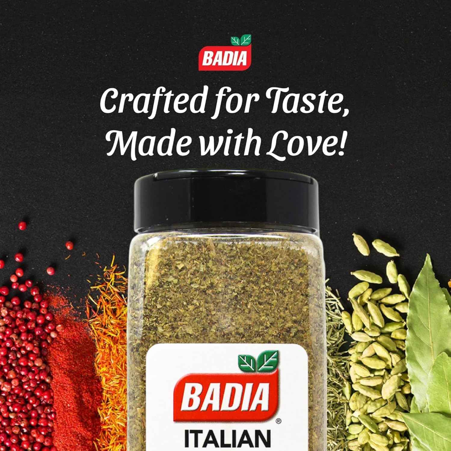 Badia Italian Seasoning Mediterranean Blend 5 oz – Portable Herb Shaker for Patio Grilling Nights