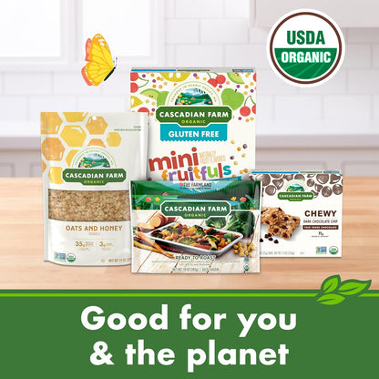 Cascadian Farm Organic Cinnamon Apple Cereal – Wholesome Cinnamon Apple Flavor Picky Eaters Love, 12 oz Pantry Box