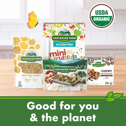 Cascadian Farm Organic Granola, Dark Chocolate Almond – Clean-Eating Breakfast Staple for Your Self-Care Breakfast Bar