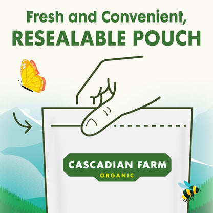Cascadian Farm Organic Granola, Dark Chocolate Almond – Clean-Eating Breakfast Staple for Your Self-Care Breakfast Bar