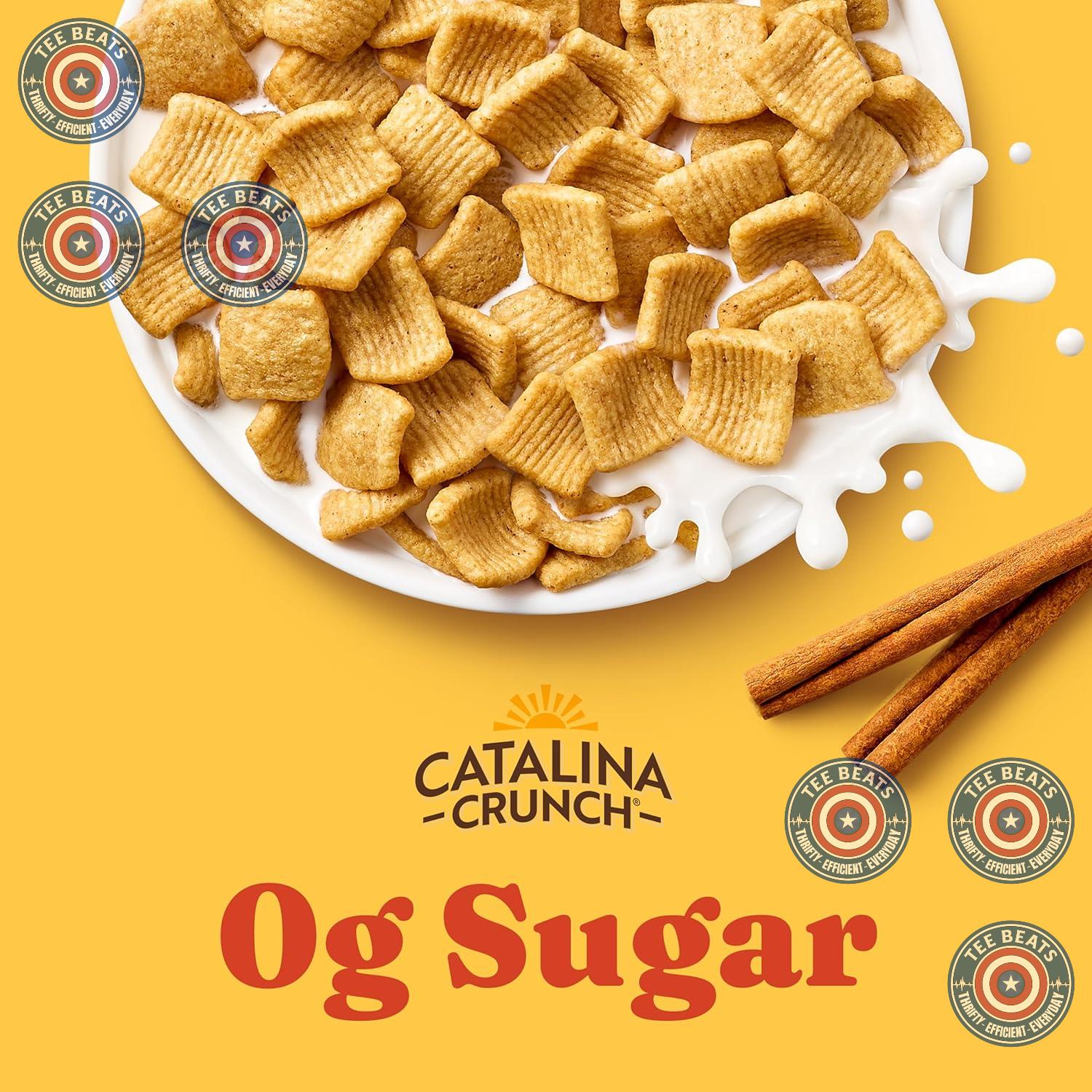 Catalina Crunch Protein Cereal – Keto Starter Gift Basket Addition for the Low-Carb Friend, Dark Chocolate 9 oz