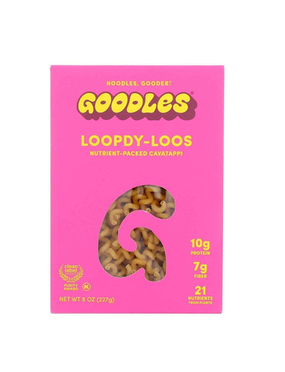 Goodles Loopdy-Loos Pasta, 8 OZ – Nutritious Kid-Friendly Pasta for Picky Eaters at the Dinner Table