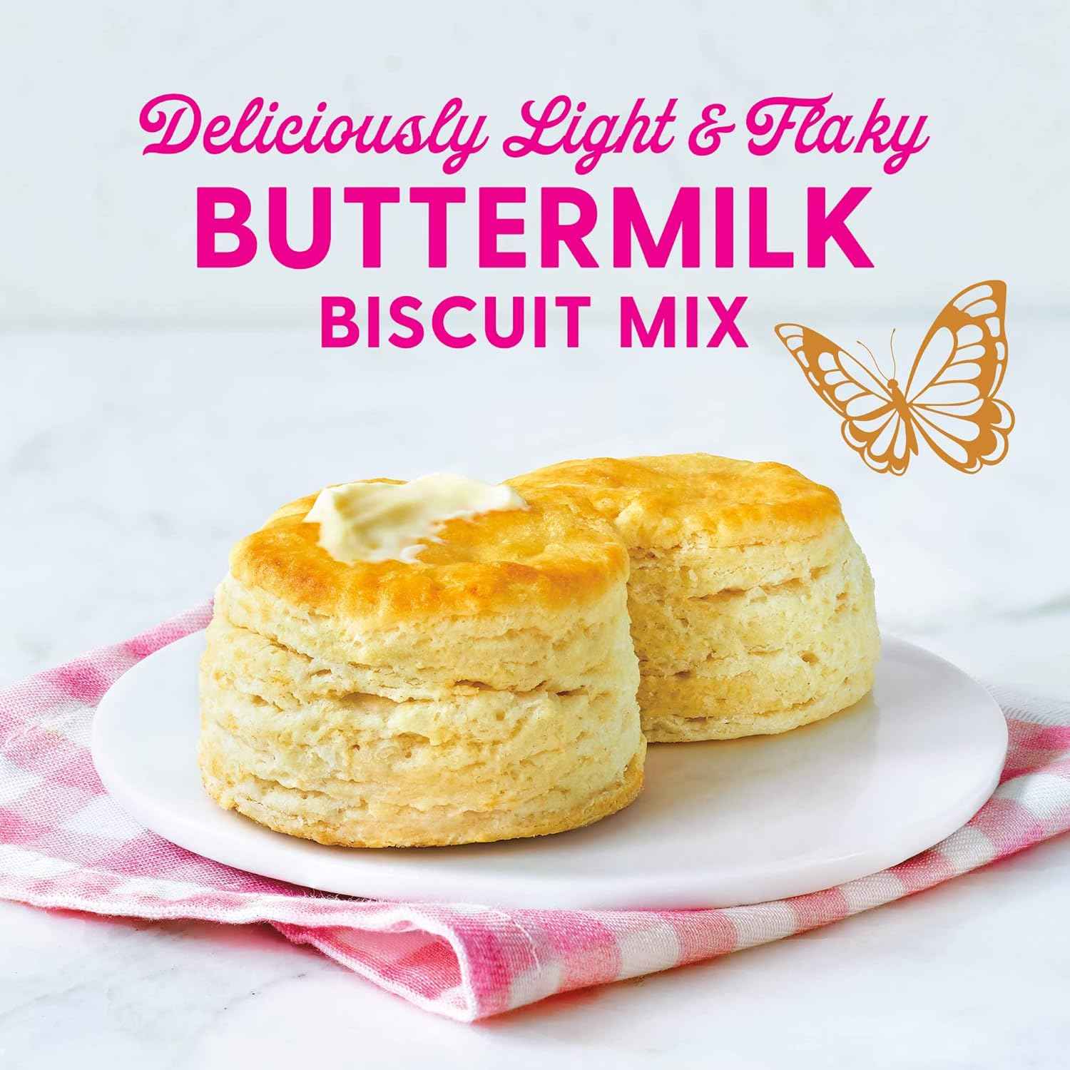 Duncan Hines Dolly Parton's Buttermilk Biscuit Mix, 16 oz. – Oven-Baked Kid Friendly Baking Project for Weekend Mornings