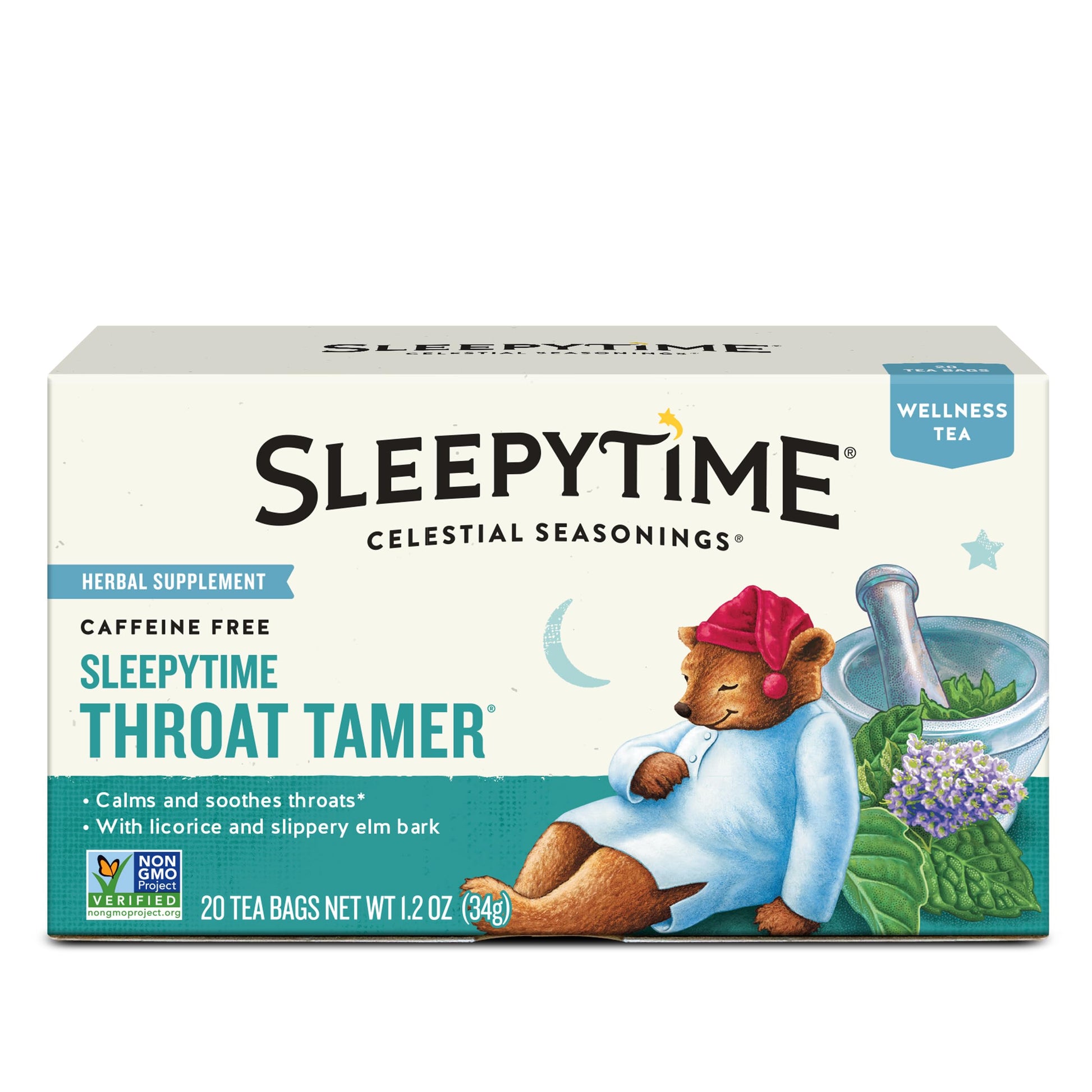 Celestial Seasonings Sleepytime Immune Herbal Tea – Simple, Stringless Tea Bags for Less Waste Living