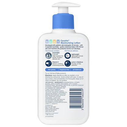 CeraVe Baby Lotion – Chemical-Free Skincare with No Harmful Irritants for Delicate Skin