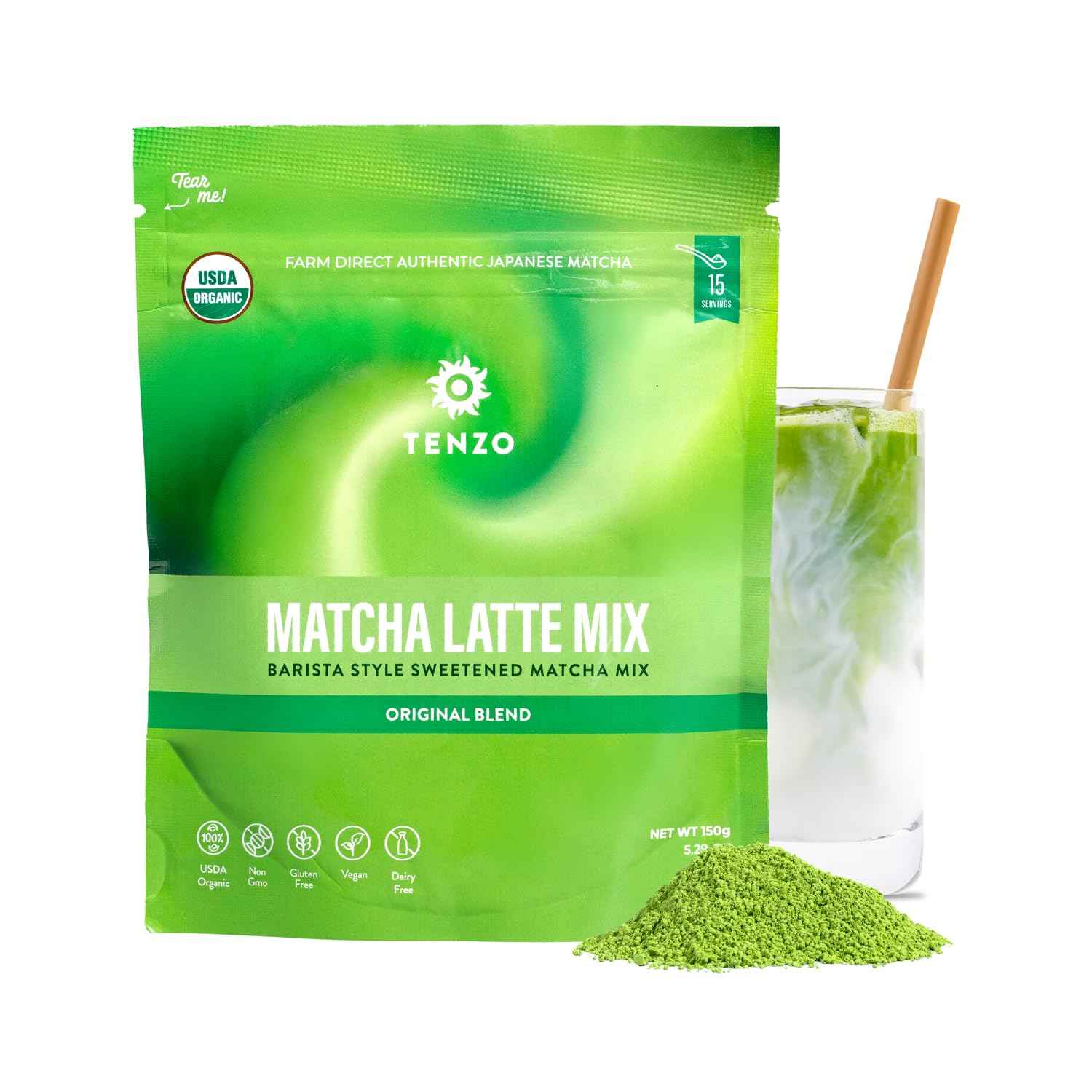 Tenzo Matcha Green Tea Powder – Clean-Label Organic Ceremonial Blend for the Intentional Kitchen Counter
