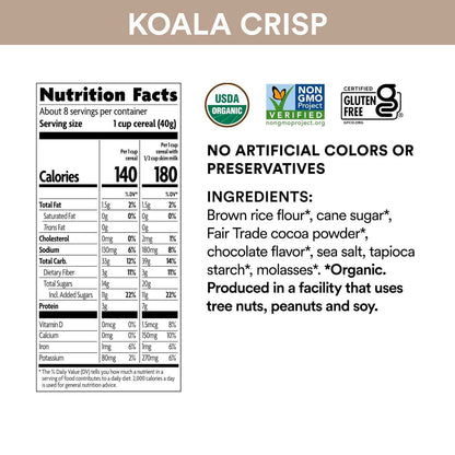 EnviroKidz Koala Crisp Cereal – Back to School Care Package Gift for Young Families