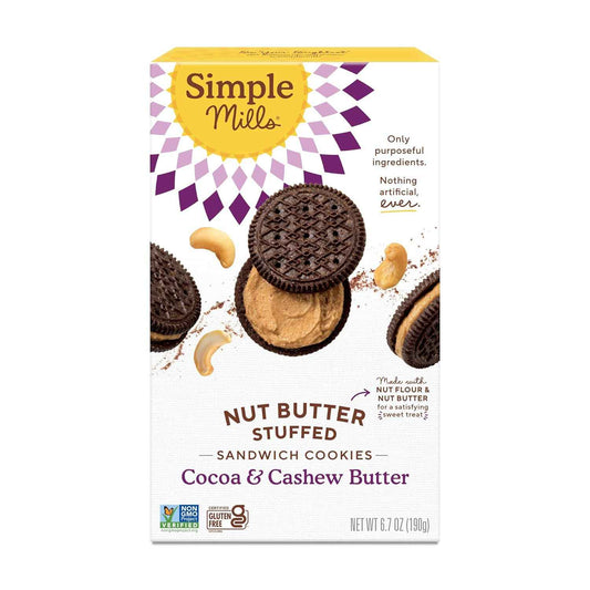 Simple Mills Cocoa Cashew Crème Cookies – Safe Lunchbox Treat for Allergy-Aware Classrooms