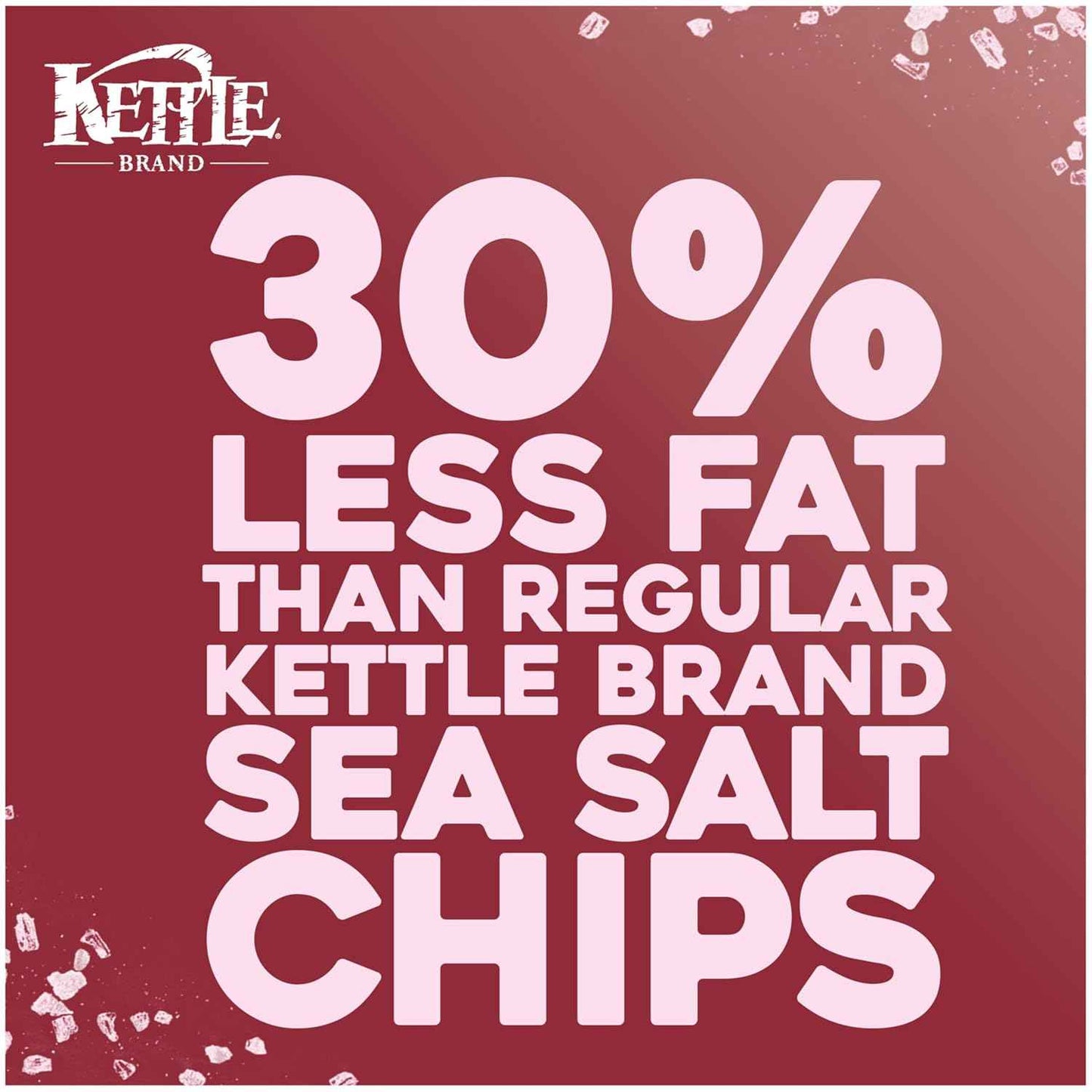 Kettle Brand Air Fried Sea Salt & Vinegar Chips – Lighter Pantry Snack for Mindful Snackers, 6.5 oz Bag
