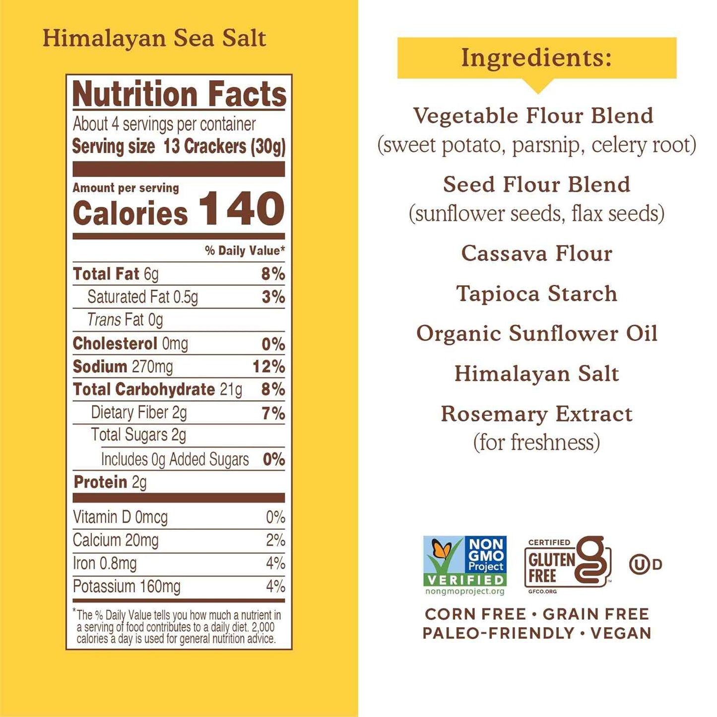 Simple Mills Veggie Pita Crackers, Himalayan Salt – School Lunchbox Crackers That Sneak Veggies Into Kids' Snacks