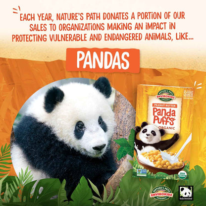 EnviroKidz Red Panda Puffs Cereal – Non GMO Gluten Free Cereal for Toxin Free Pantry and Self Care Morning Rituals