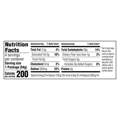 certified gluten-free pasta paired with original flavor cheese sauce mix