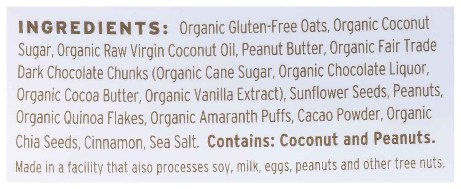Purely Elizabeth Chocolate Peanut Butter Ancient Grain Granola – School Lunchbox Treat for Picky Eaters
