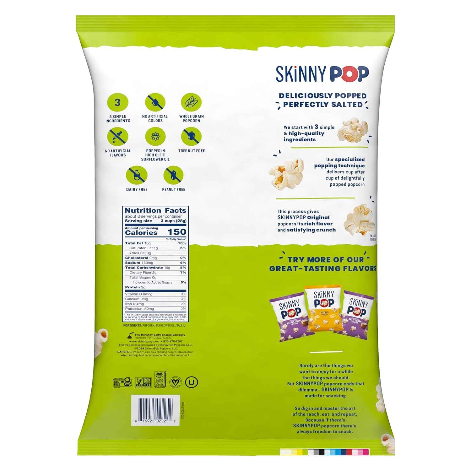 SkinnyPop Butterbeer Popcorn – Safe Kids Party Snack for Harry Potter Viewing Nights, Non-GMO Dairy Free