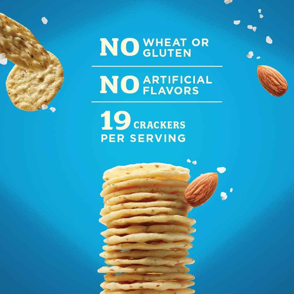 Blue Diamond Almonds Nut-Thins Hint of Sea Salt – Clean-Pantry Cracker for Less-Is-More Kitchens