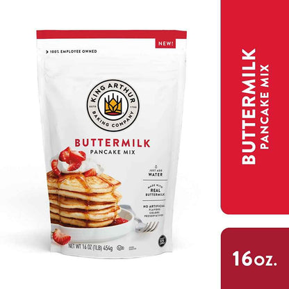 King Arthur Buttermilk Pancake Mix – Kid-Approved Family Breakfast, Just Add Water for Quick Weekend Mornings
