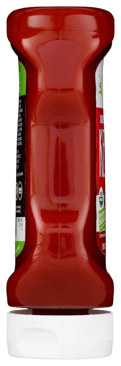 Primal Kitchen Kids Squeeze Ketchup – Child Operable Bottle for Lunchbox Packing and Highchair Tray