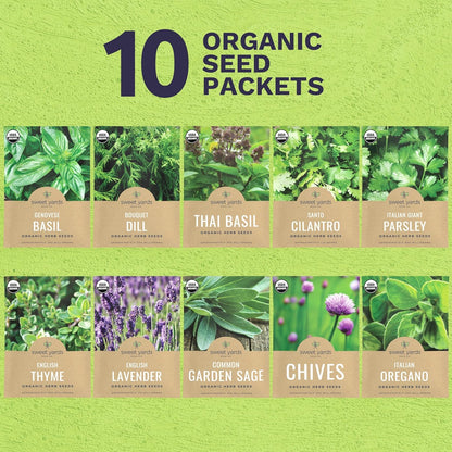 certified organic, non-gmo, and heirloom seed material