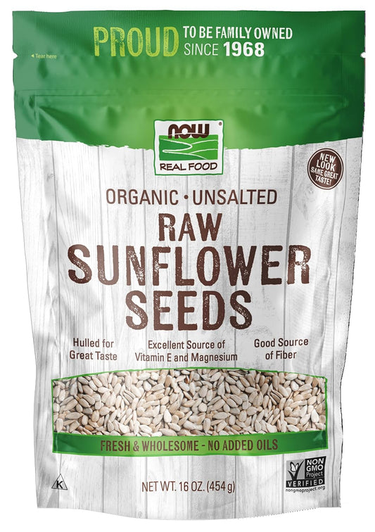 certified organic, non-gmo, raw, and unsalted ingredient profile