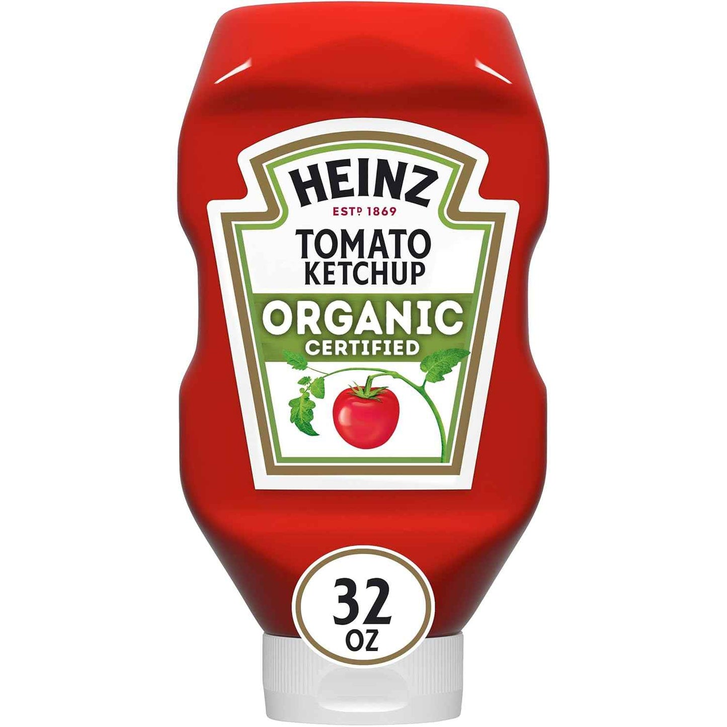 Heinz Organic Tomato Ketchup for Kosher-Certified Kitchens, 32 oz Trusted Bottle for Shabbat and Holiday Tables