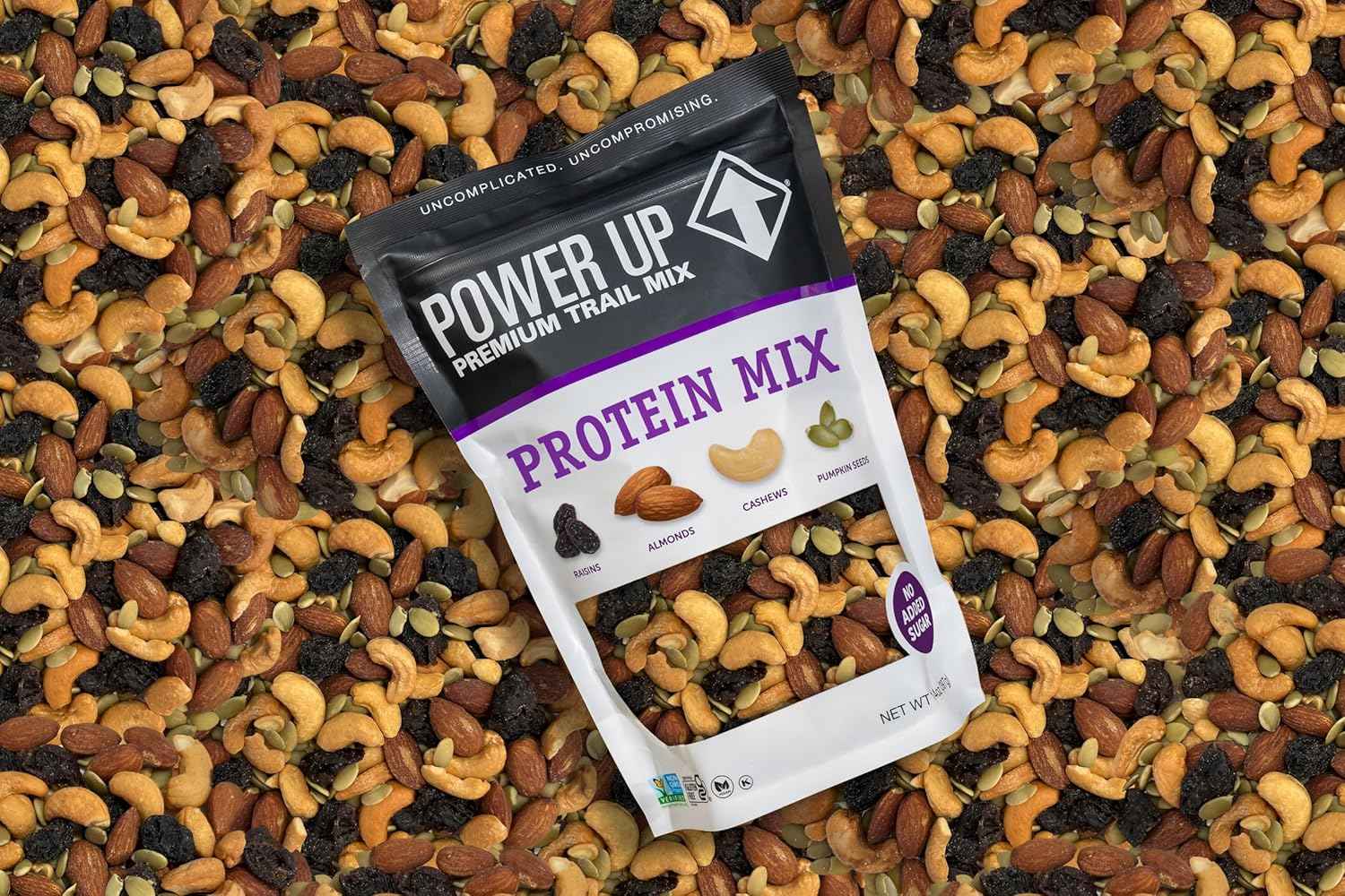 Power Up Premium Trail Mix – Portable Hiking and Camping Fuel, 14oz Resealable Bag