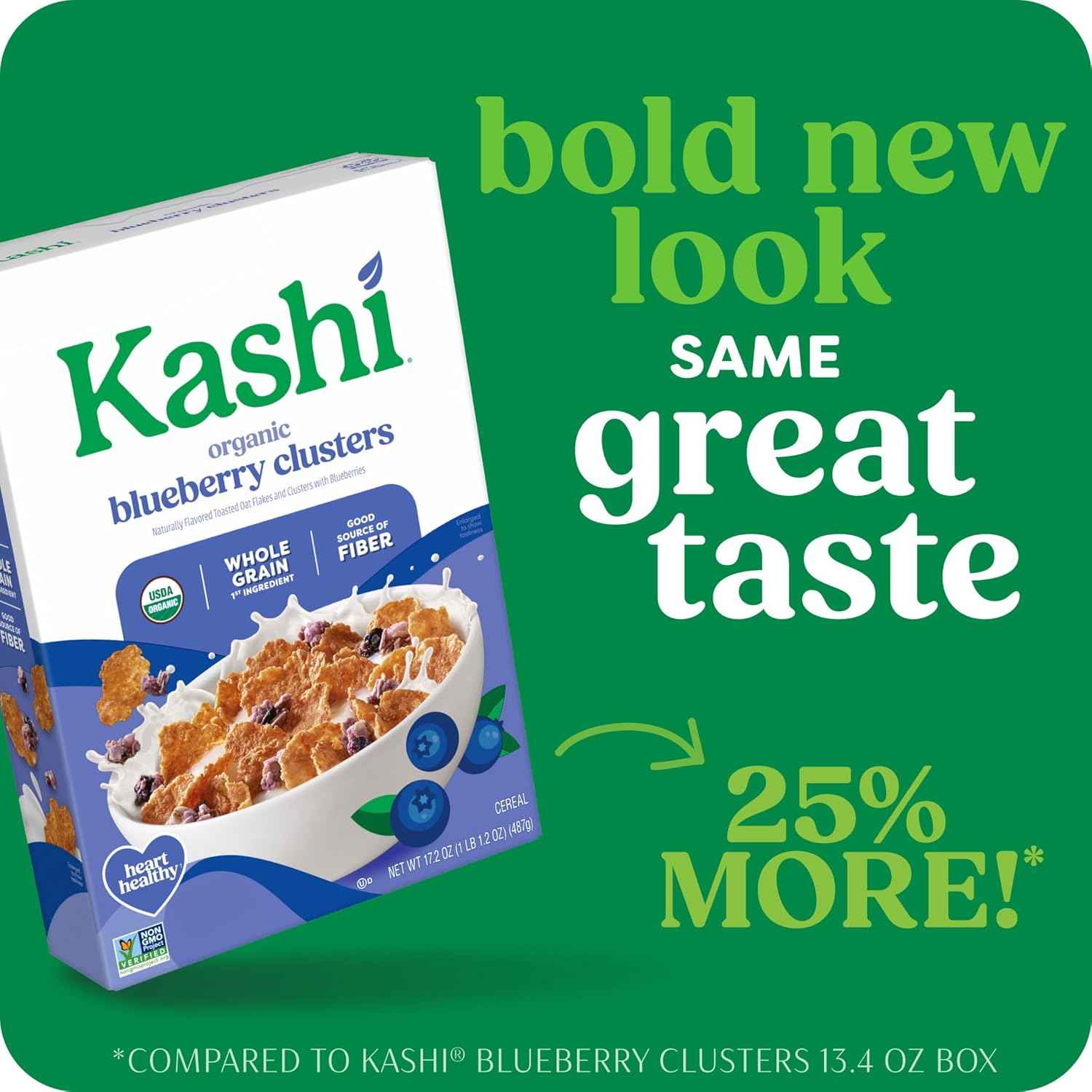 Kashi Blueberry Clusters Cereal – Quick Pre-Workout Fuel for Commuters and Morning Focus Routines