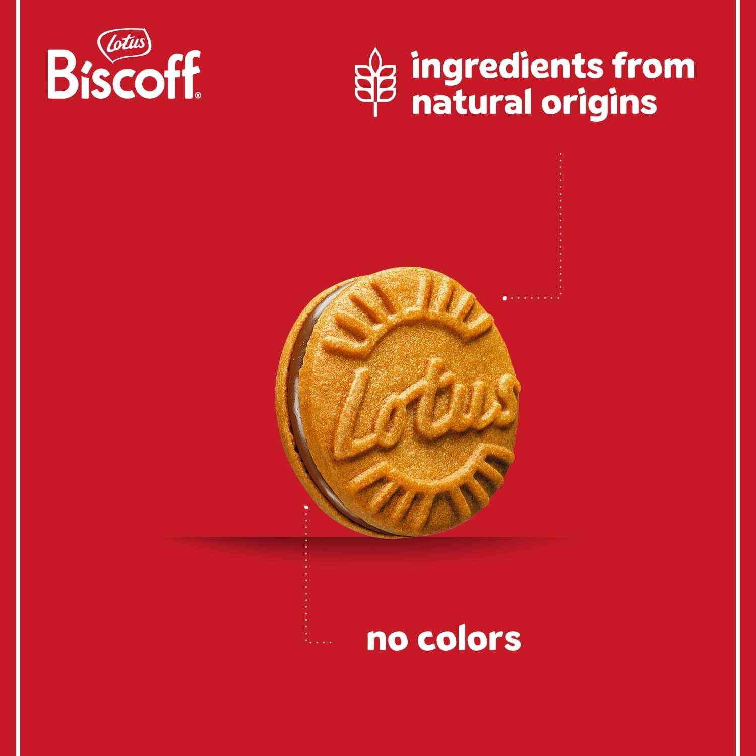 Lotus Biscoff Sandwich Cookies Vanilla – Mindful Afternoon Tea Break Snack, Balanced Sweetness with Warm Cinnamon Spice