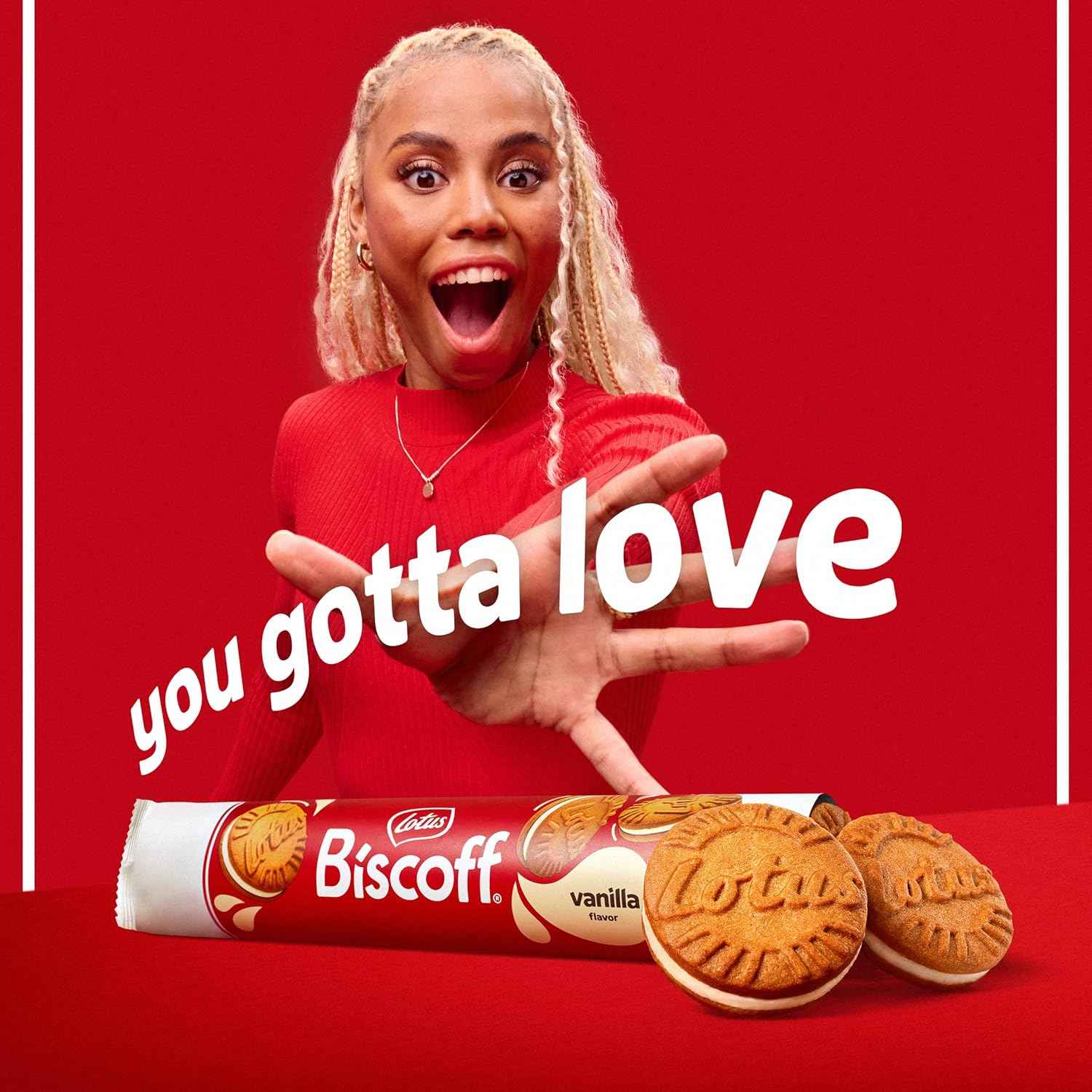 Lotus Biscoff Sandwich Cookies Vanilla – Lunchbox-Friendly Vegan Cookies for School Snacks