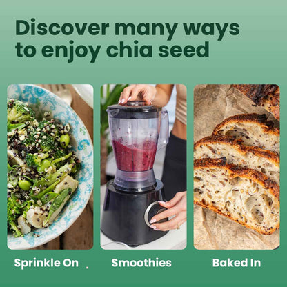 Sanar Naturals Chia Seeds – Single-Ingredient Pantry Staple for Intentional Clean Eating, 10 oz Minimalist Kitchen Must-Have