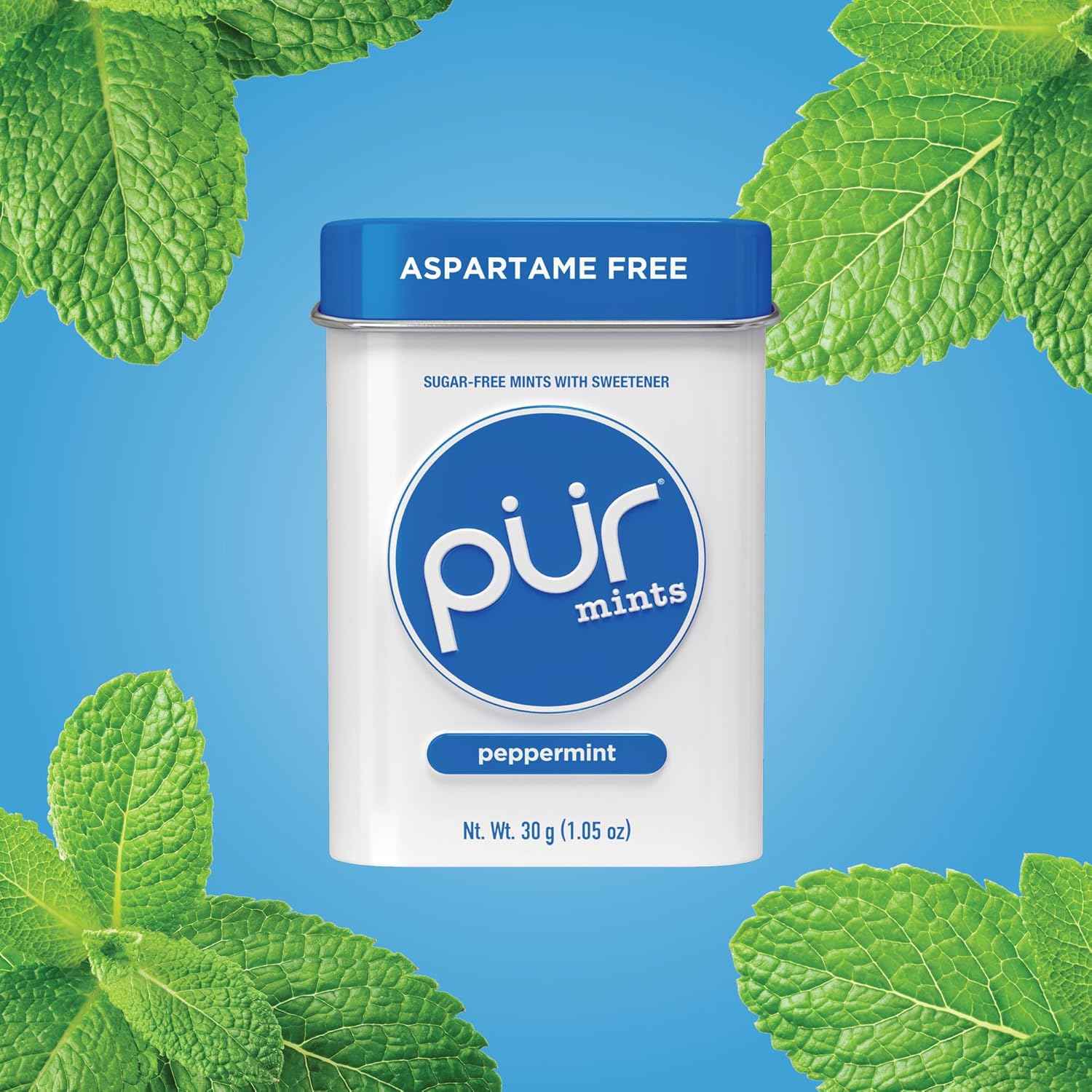 PUR Mints Variety Pack – Thoughtful Stocking Stuffer and Hostess Gift, Sugar Free Vegan Mints in 5 Flavors