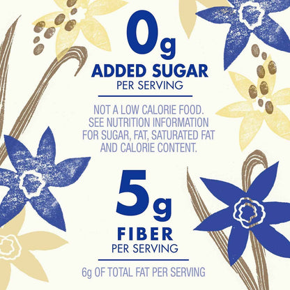 Cascadian Farm Organic Vanilla Crisp Cereal – Diabetic-Friendly Cereal for Sugar-Conscious Wellness Routines, 12 oz Resealable Box