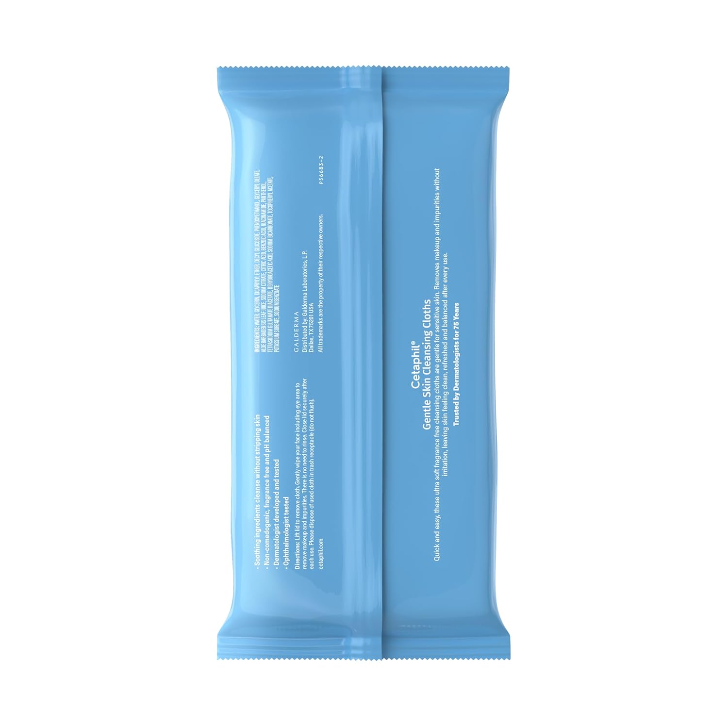 Cetaphil Face and Body Wipes – Gentle Nightly Cleansing Cloths for Sensitive Skin Self-Care Rituals