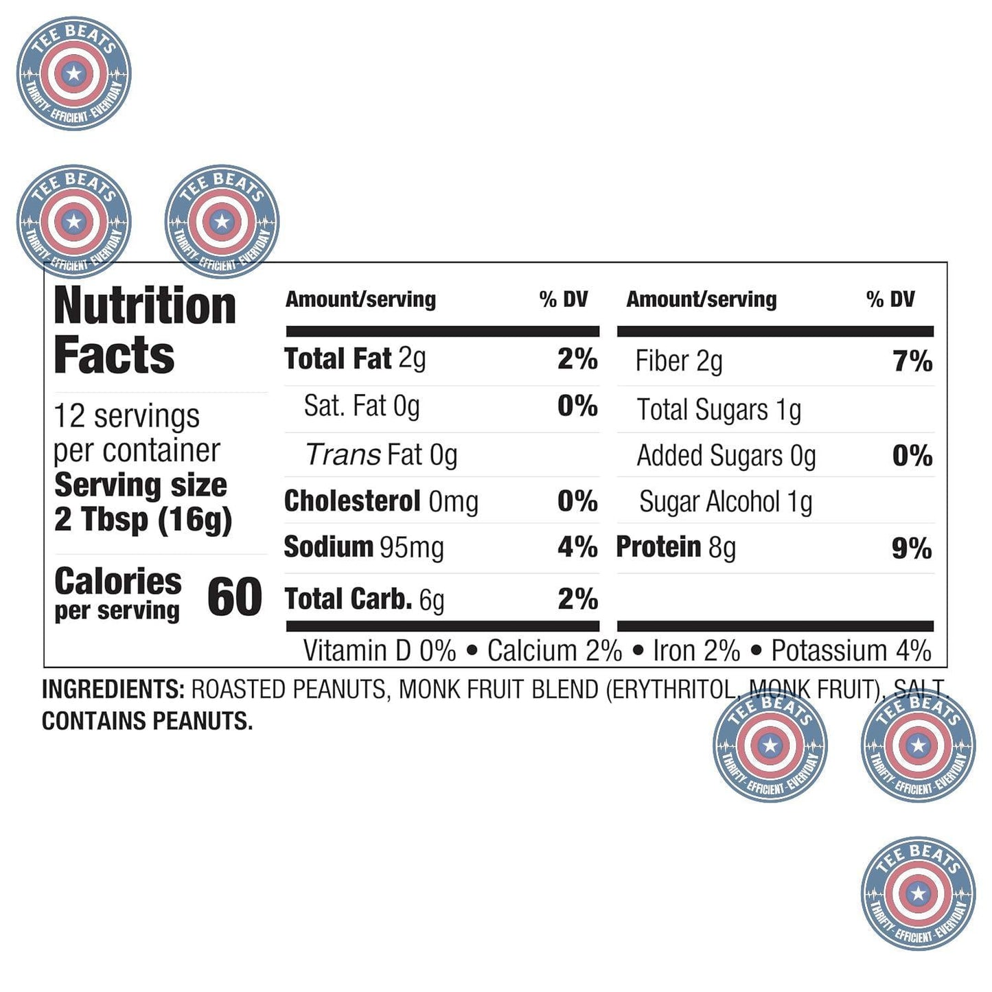 PBfit_7_Ounce_No_Sugar_Added_Peanut_Butter_Powder,_Powdered_Spread_from_Real_Roasted_Peanuts,_8g_Protein,_Made_with_Erythritol_and_Monk_Fruit_(Pack_of_1)