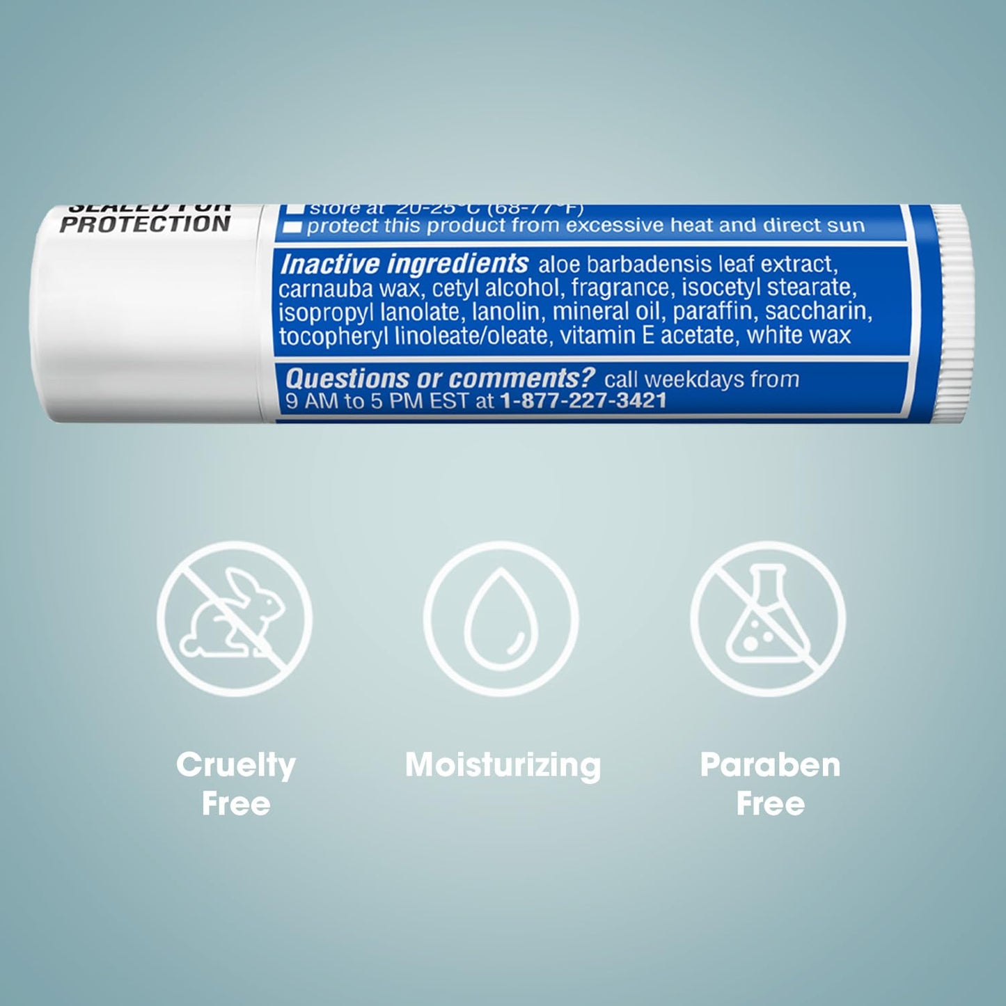 ChapStick Moisturizer 2-in-1 Lipcare SPF 15 – Soothing Aloe Lip Balm for a Calming Self-Care Ritual
