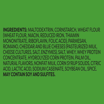 cheese-forward blend featuring parmesan, basil, garlic, spinach, and parsley