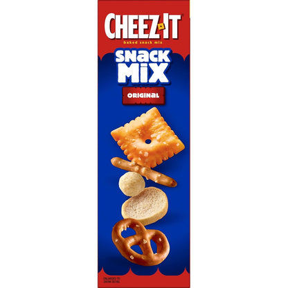 Cheez-It Snack Mix, On-the-Go Snack Box for Sports Events and Road Trips, Original, 17.8oz Box