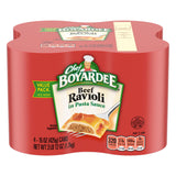 Chef Boyardee Beef Ravioli 15 oz Cans – Office Break Room Microwave Meal for Back-to-Back Workdays