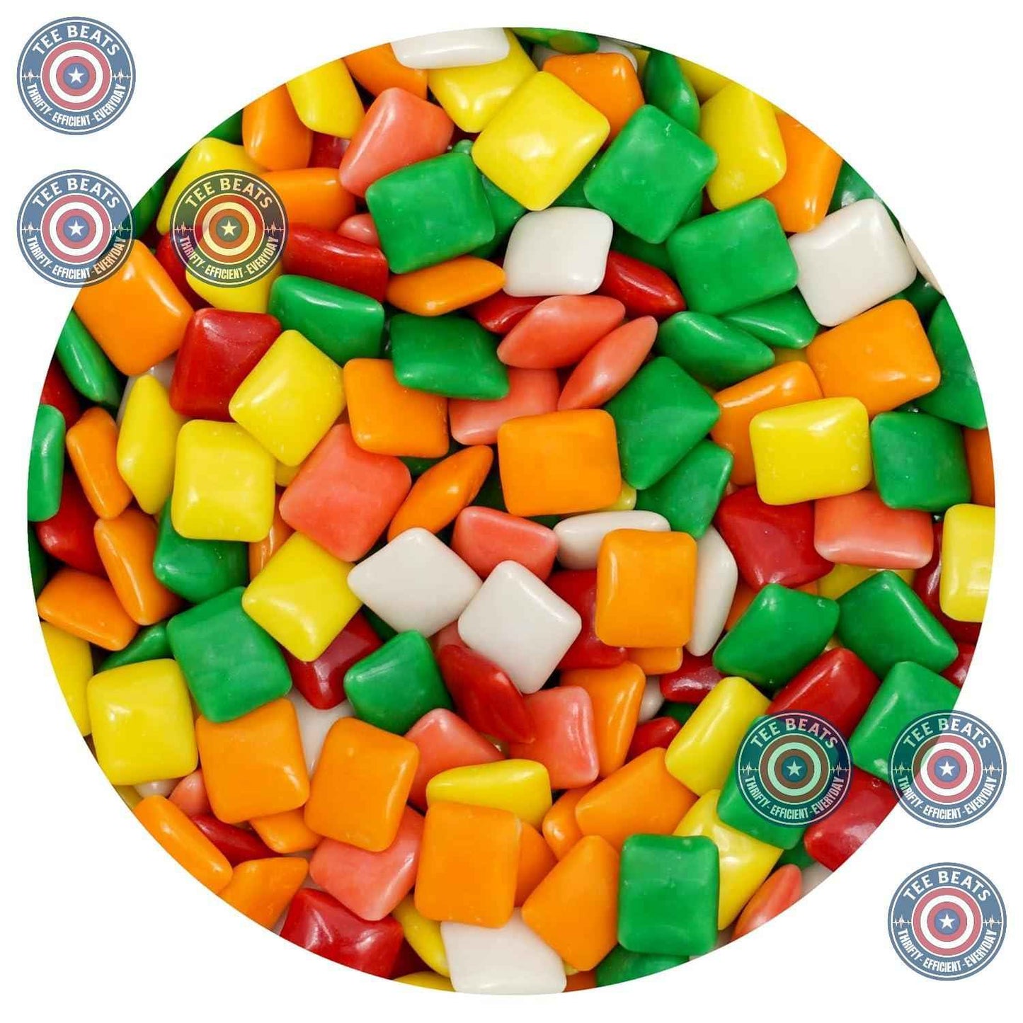 Hampton Popcorn & Candy Company Chiclets Chewing Gum - 1 Pound Assorted Gift Pack for Birthday Gift Baskets and Holiday Parties