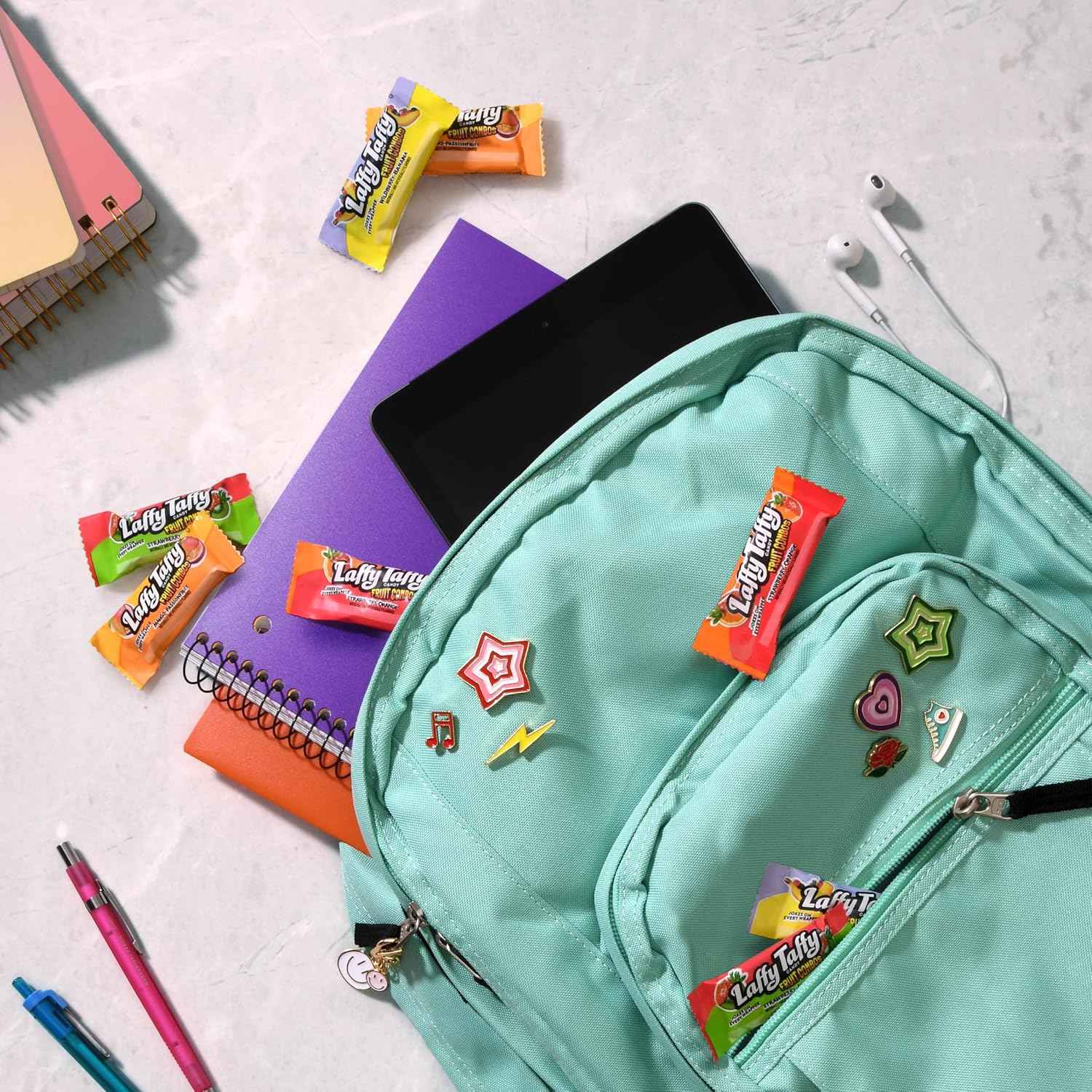 Laffy Taffy Fruit Combos Nostalgic Candy Gift Bag, Assorted Chewy Flavors for Birthday Party Treats