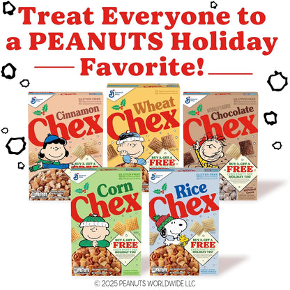 Chex Gluten Free Corn Cereal 18 oz – Holiday Gifting Pantry Box for Housewarming and Hostess Prep