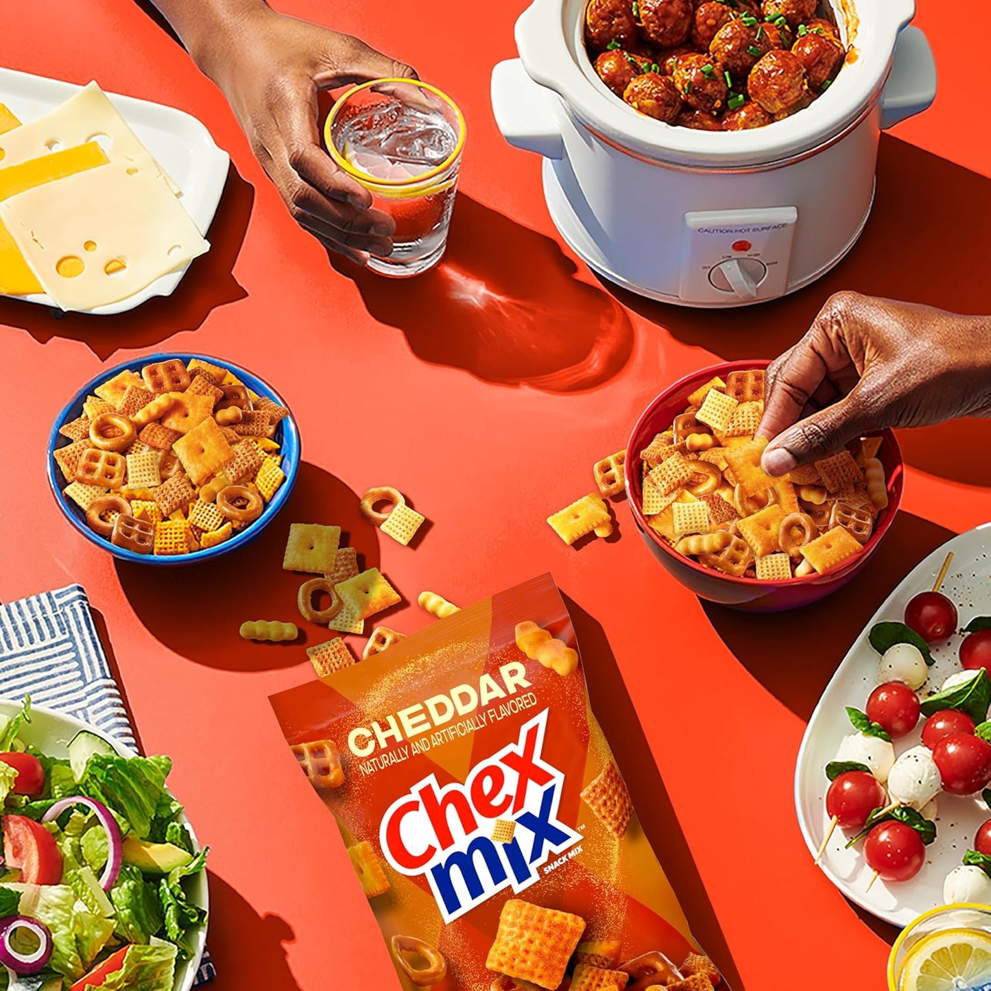 Chex Mix Cheddar Snack Mix – After-School Snack Bowl for Kids, 13.5 oz Pantry Pack