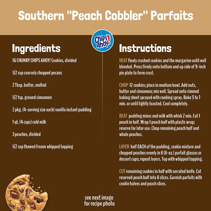 CHIPS AHOY! Chunky Chocolate Chip Cookies Party Size – Single-Pack Pantry Staple for Clean Kitchens, 24.75 oz