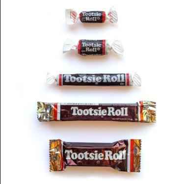 Tootsie Roll Snack Bars Nostalgic American Candy Gift Bag for Birthday Party Favors and Goody Bag Stuffers