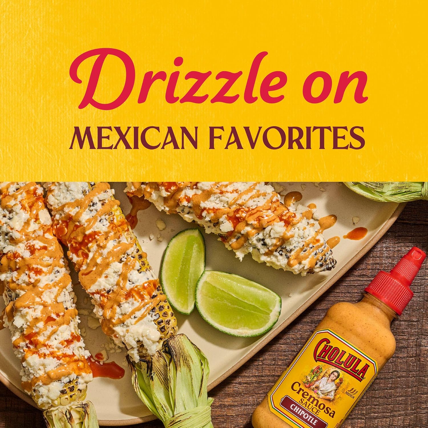 Cholula Chipotle Cremosa Sauce – Unique Birthday Gift for Mom and Women Who Love Mexican Cooking, Creamy Taco Topping, 8 fl oz