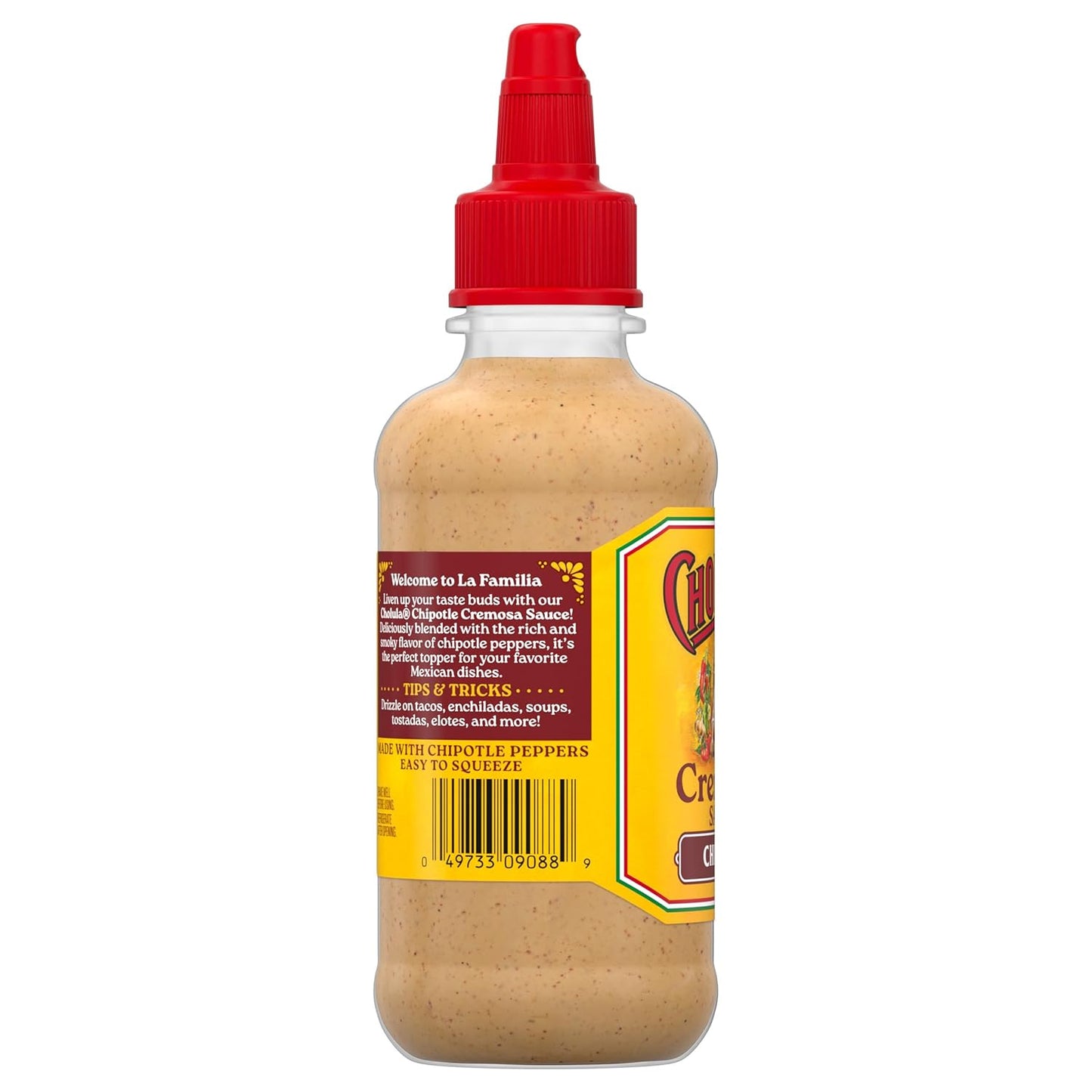 Cholula Chipotle Cremosa Sauce – Unique Birthday Gift for Mom and Women Who Love Mexican Cooking, Creamy Taco Topping, 8 fl oz