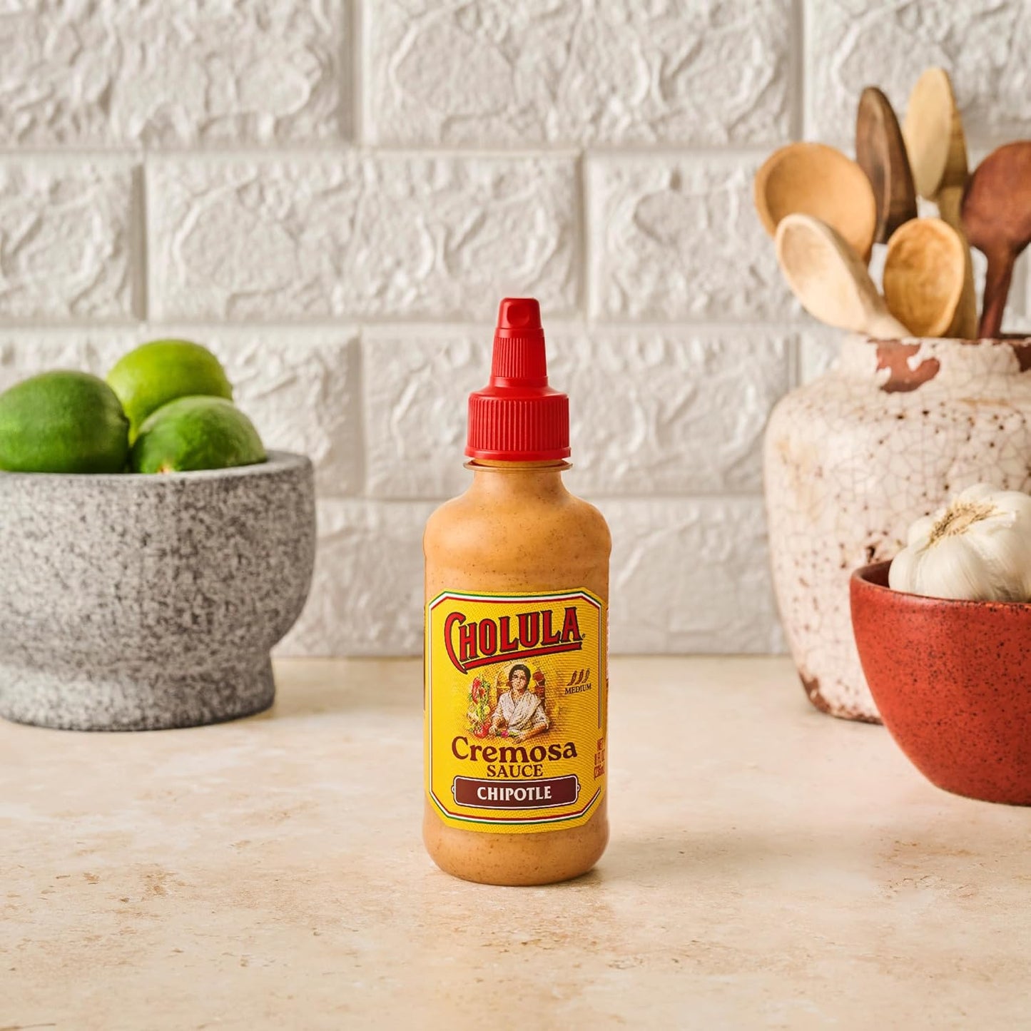 Cholula Chipotle Cremosa Sauce – Unique Birthday Gift for Mom and Women Who Love Mexican Cooking, Creamy Taco Topping, 8 fl oz