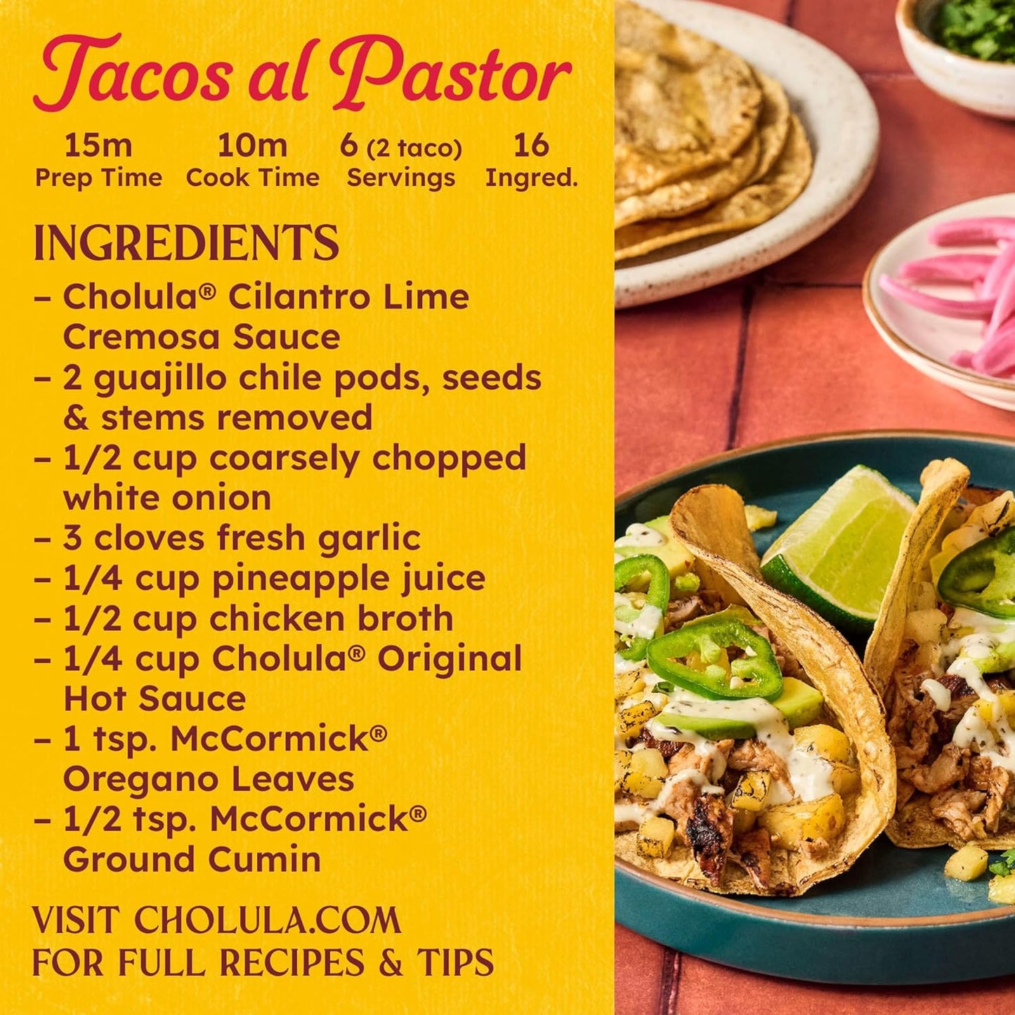 Cholula Cremosa Cilantro Lime – Kid-Friendly Mild Taco Sauce for Lunchboxes, Nachos & Breakfast Burritos, Flip-Cap 8 oz