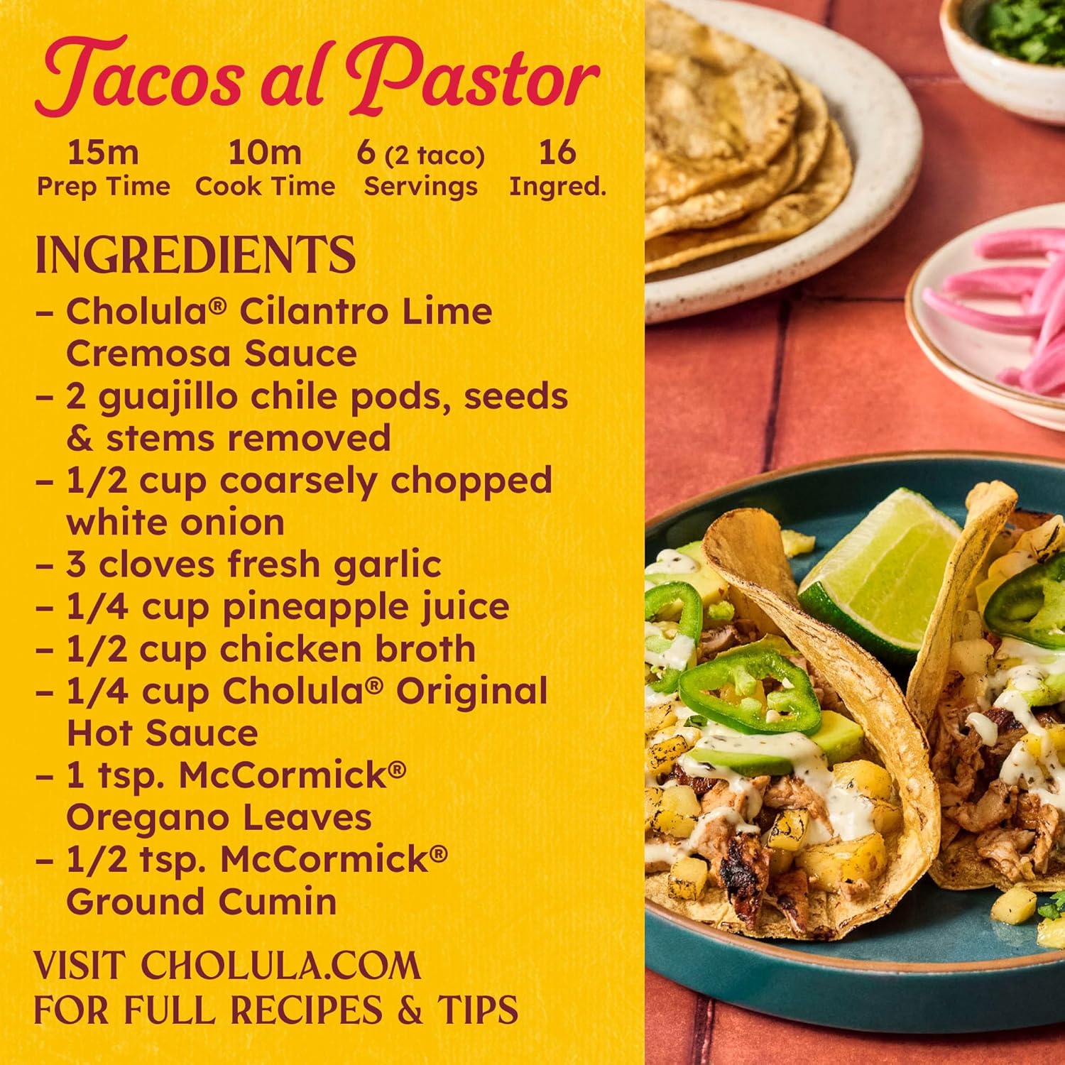 Cholula Cremosa Cilantro Lime – Kid-Friendly Mild Taco Sauce for Lunchboxes, Nachos & Breakfast Burritos, Flip-Cap 8 oz